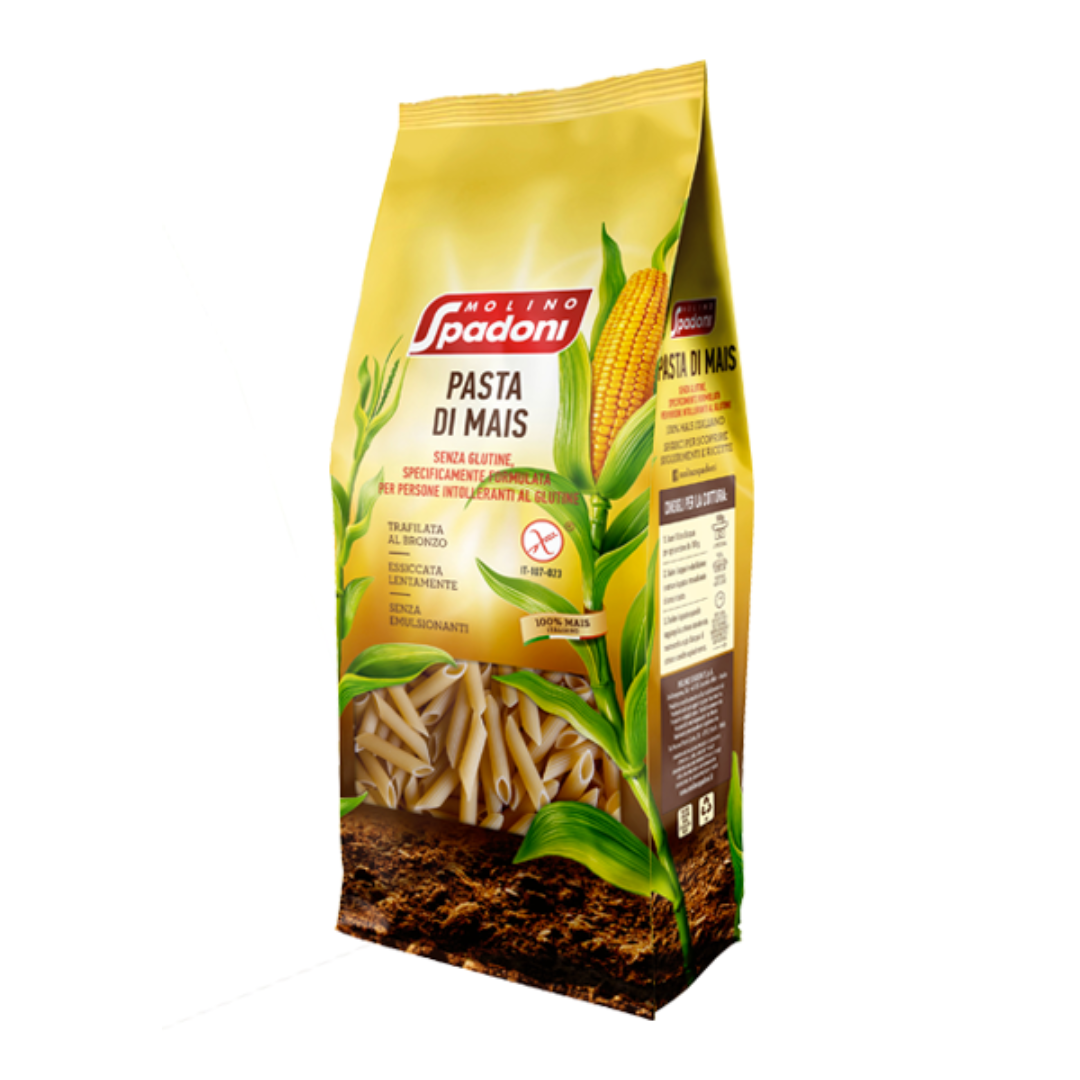 Spadoni - Penne Rigate Pasta 100% Maize 500g