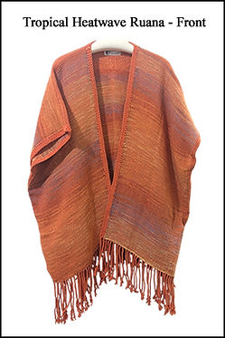 Tropical Heatwave Ruana - front