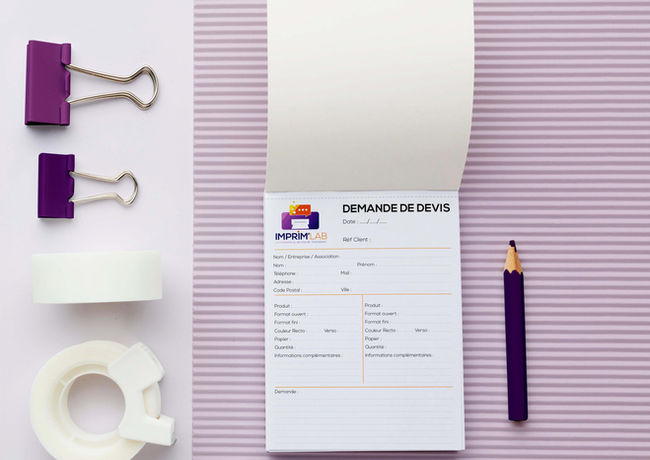Carnet de demande de devis
carnet