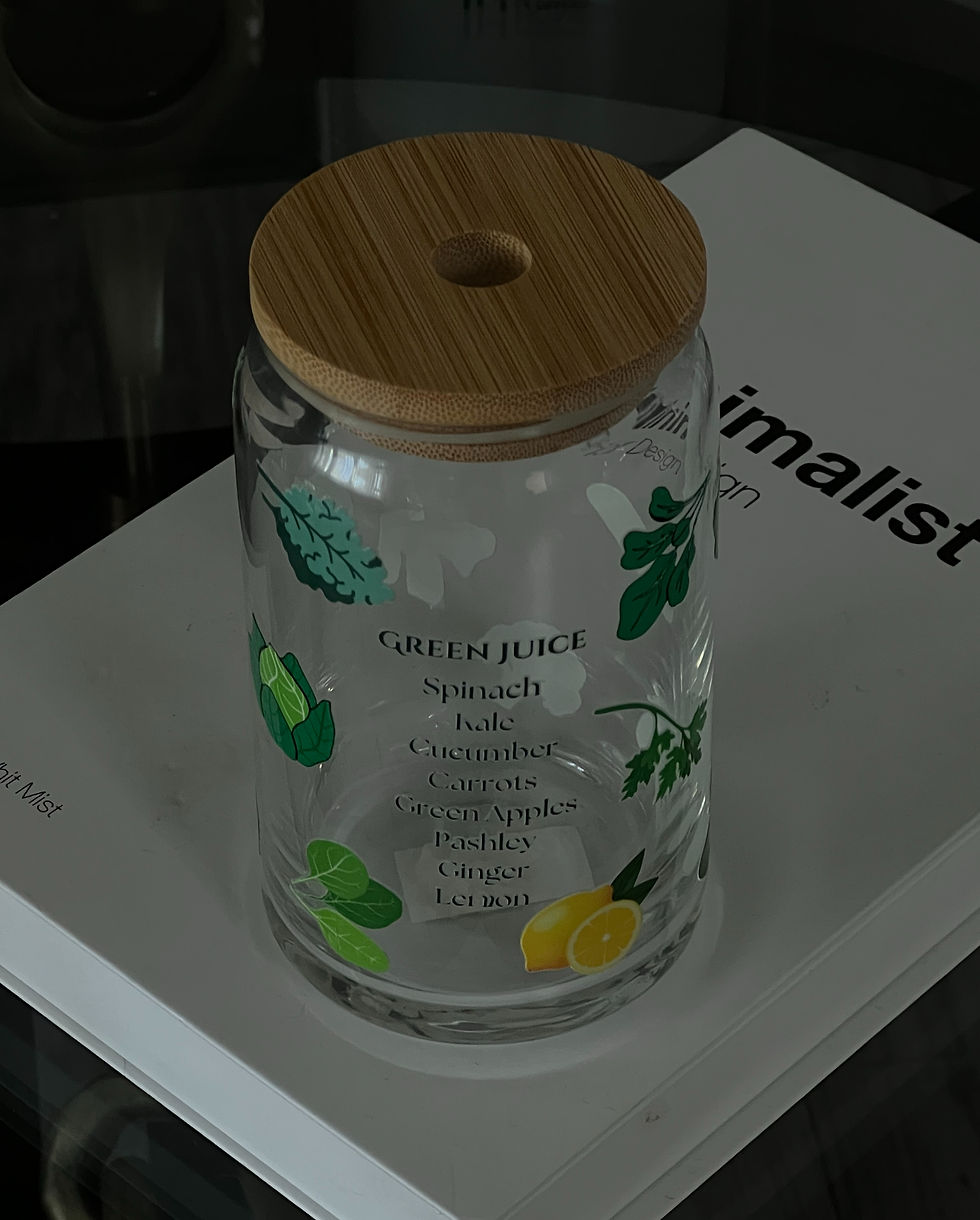 Green Juice Morning – 16oz Glass Can