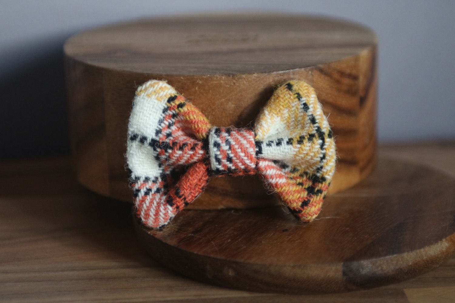 The Sugar and Spice Harris Tweed Bow