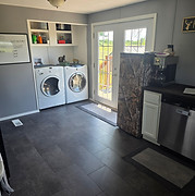 lodging laundry and kitchenette area