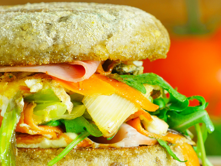 The Veggie Delight Cozzy Market Deli Sandwich