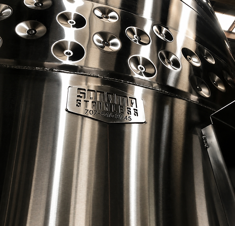Sonoma Stainless steel wine fermentation tank