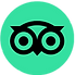 Tripadvisor logo owl icon on green circle