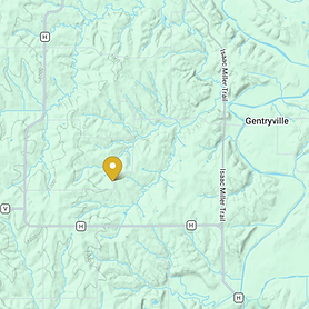 gentry county missouri on a map