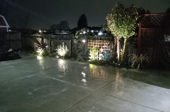 fence lighting performance electric