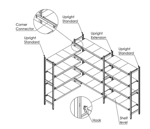 COLD ROOM SHELVING 360 Retail Supplies Ltd.