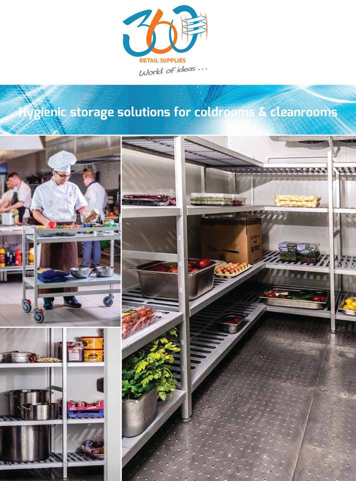 COLD ROOM SHELVING 360 Retail Supplies Ltd.