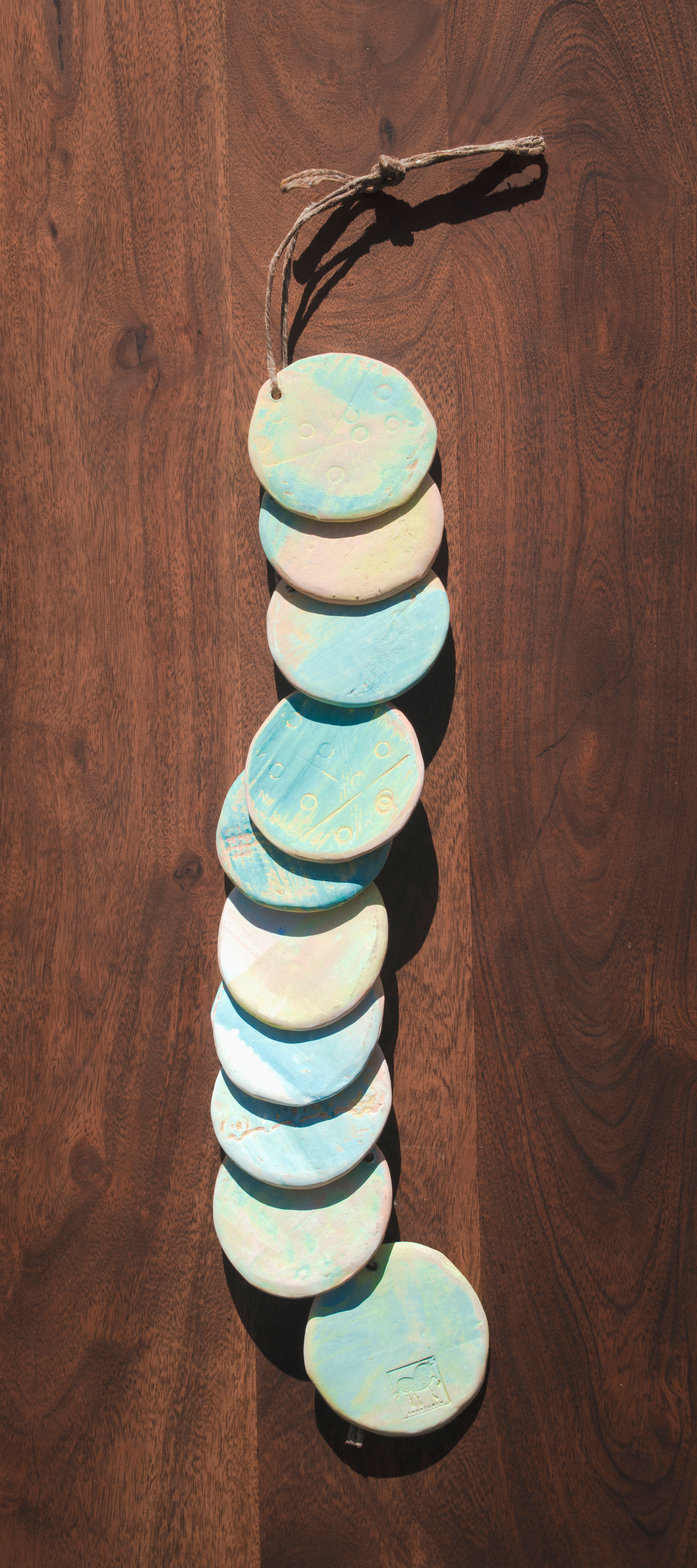 Turquoise & Yellow Chime