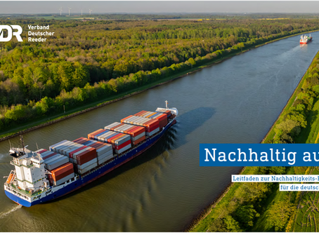🚢🌍 Neuer VDR-Leitfaden „Nachhaltig auf Kurs“ - Nachhaltigkeitsberichterstattung für die deutsche Seeschifffahrt