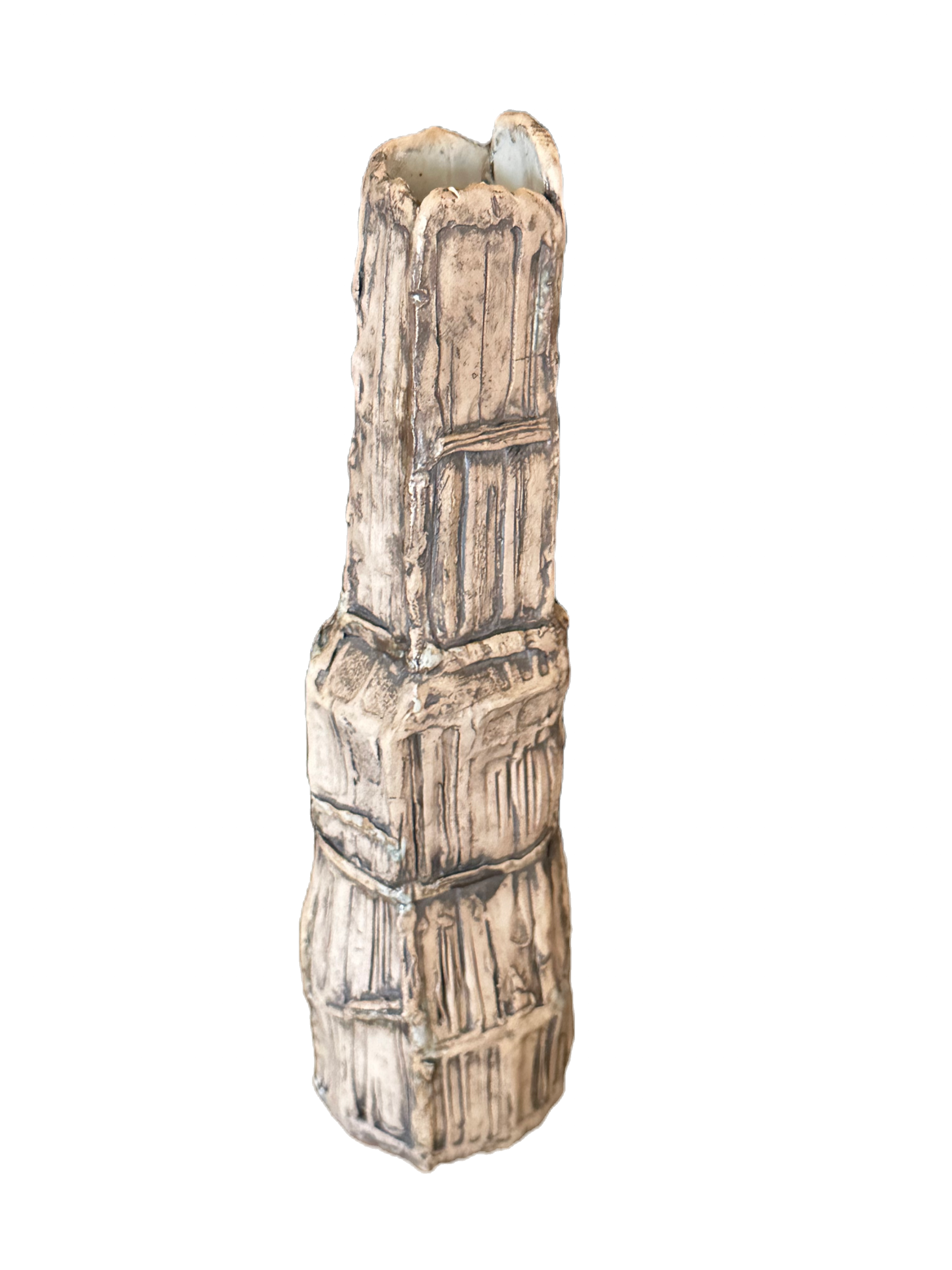 Constructed Tower Vase 