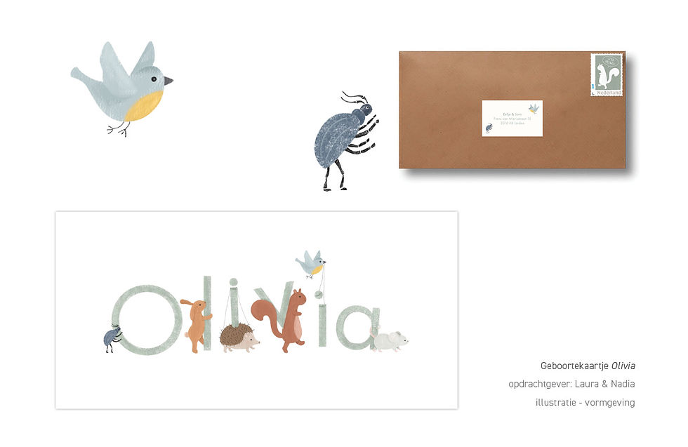 Olivia - geboortekaartje