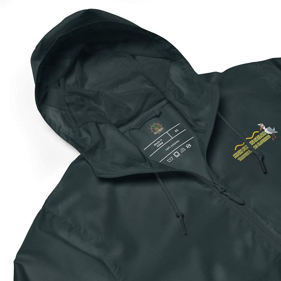 Miniatura: High Flying Sailor Lightweight Zip Up Windbreaker