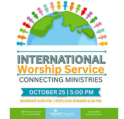 INTERNATIONAL WORSHIP FLYER
