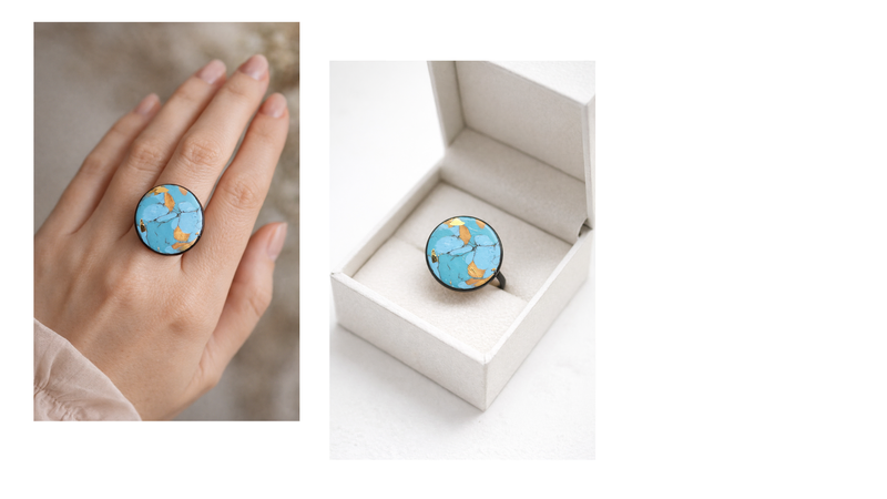 Efeito Pedra Turquesa em Cerâmica Plástica (Polymer Clay)