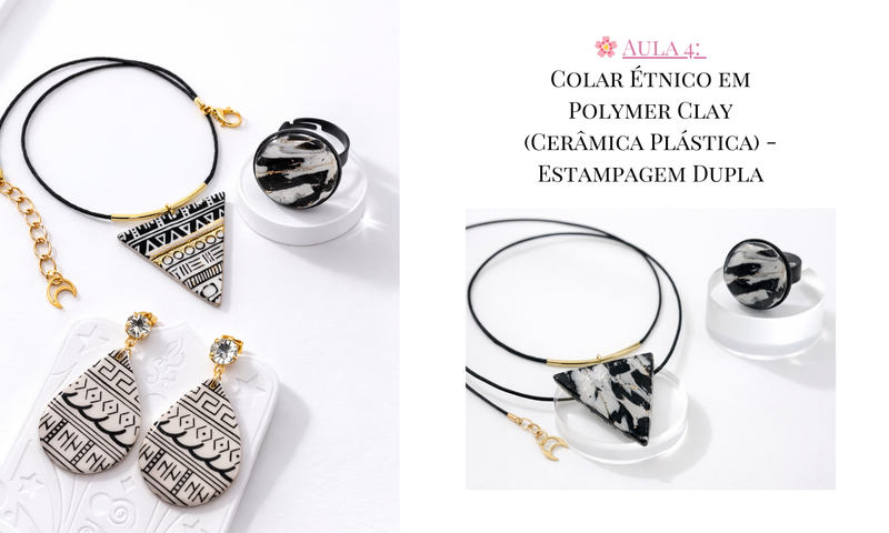 Estampagem em polymer clay