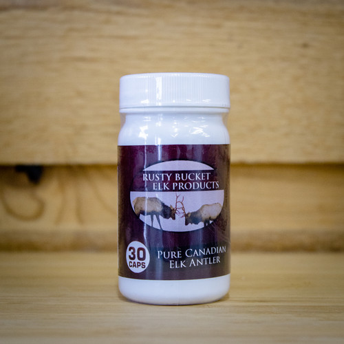 Pure Canadian Elk Velvet Capsules 30 count WildWestMeats