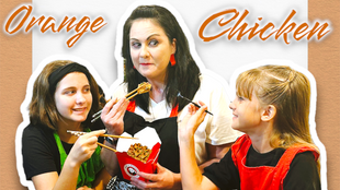 Orange Chicken & Asian Rice Pilaf - Homeschool Cooking Class