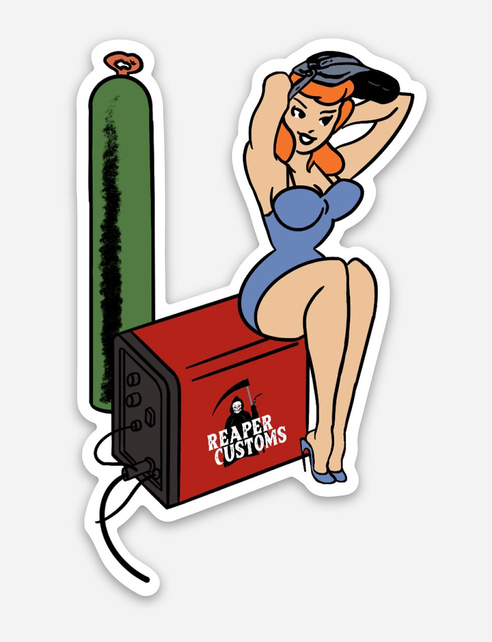 Thumbnail: Welding “Pin-up Girl” Sticker