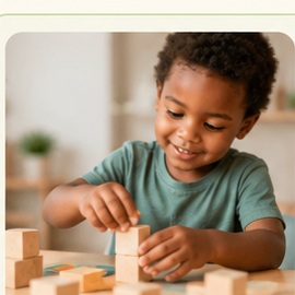 Child participating in play-based therapy