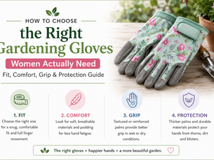 How to Choose the Right Gardening Gloves Women Actually Need: Fit, Comfort, Grip & Protection Guide