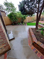 New Patio, Lawn, Raised Beds