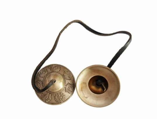 Thumbnail: Indian Tingsha Meditation Brass Bells