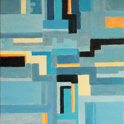 #294 - VINTER 3 - akryl på lerret 40X40 – 2019
