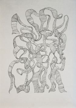 #617 - Tegning 41 - tusj 21X29,5