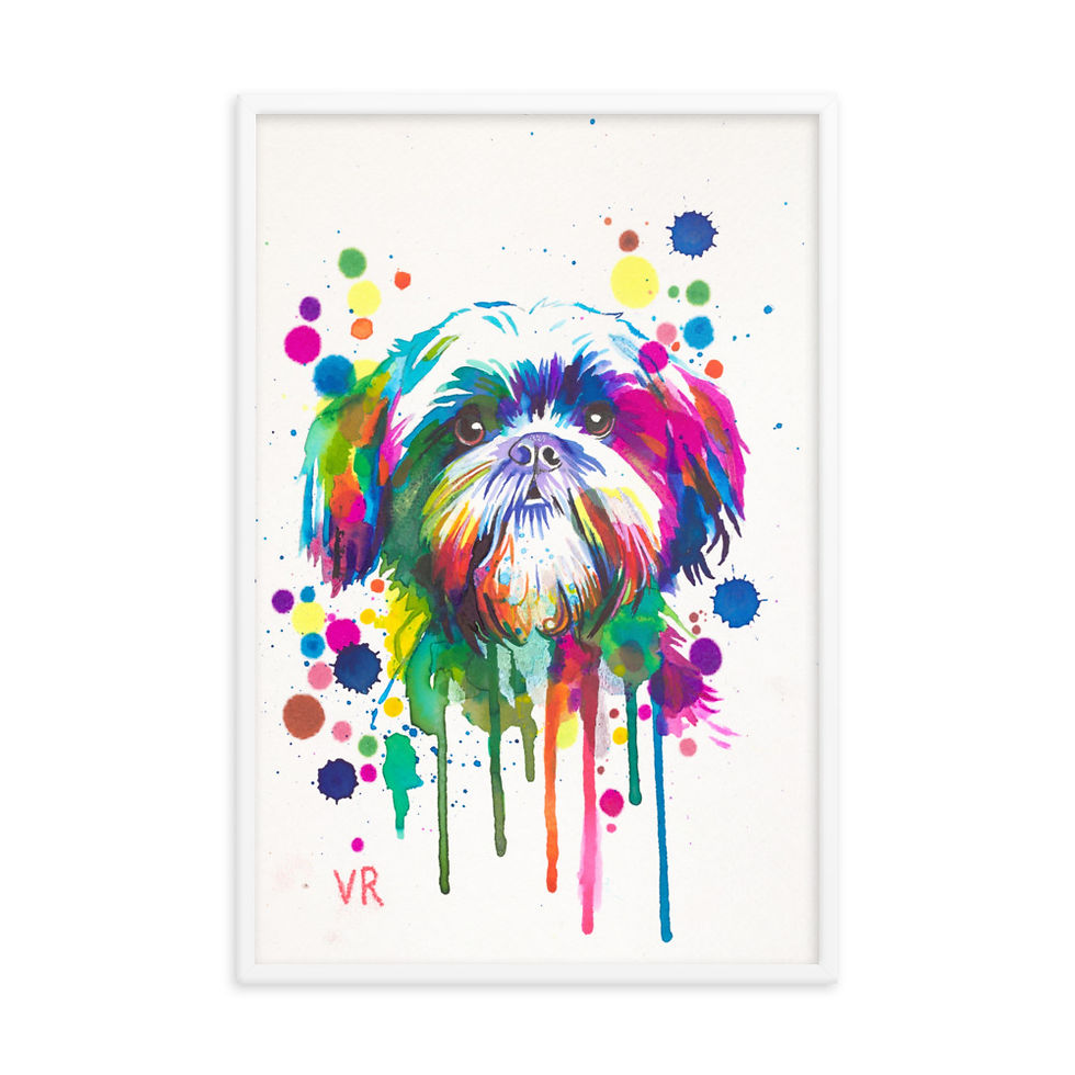 Thumbnail: Shih Tzu | Framed Print