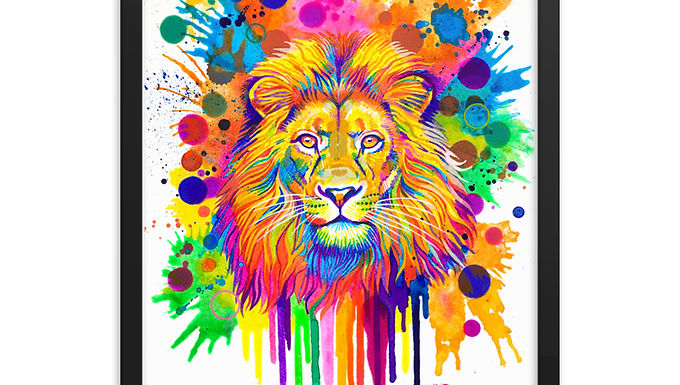 Lion | Framed poster