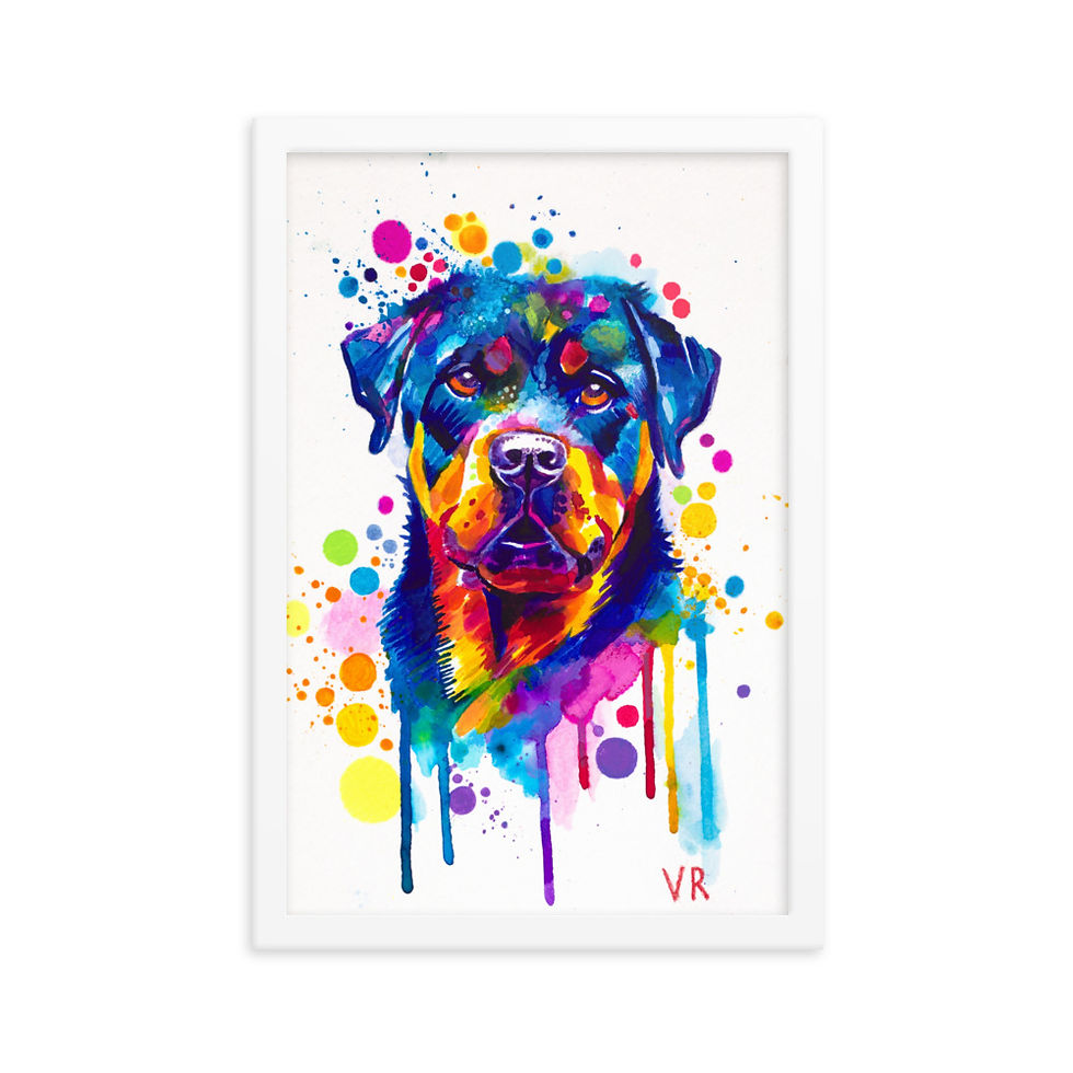 Thumbnail: Rottweiler | Framed Print