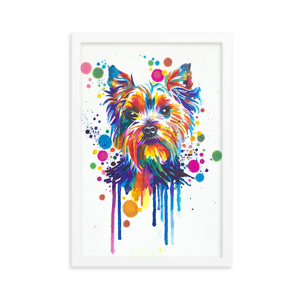 Thumbnail: Yorkshire Terrier | Framed Print