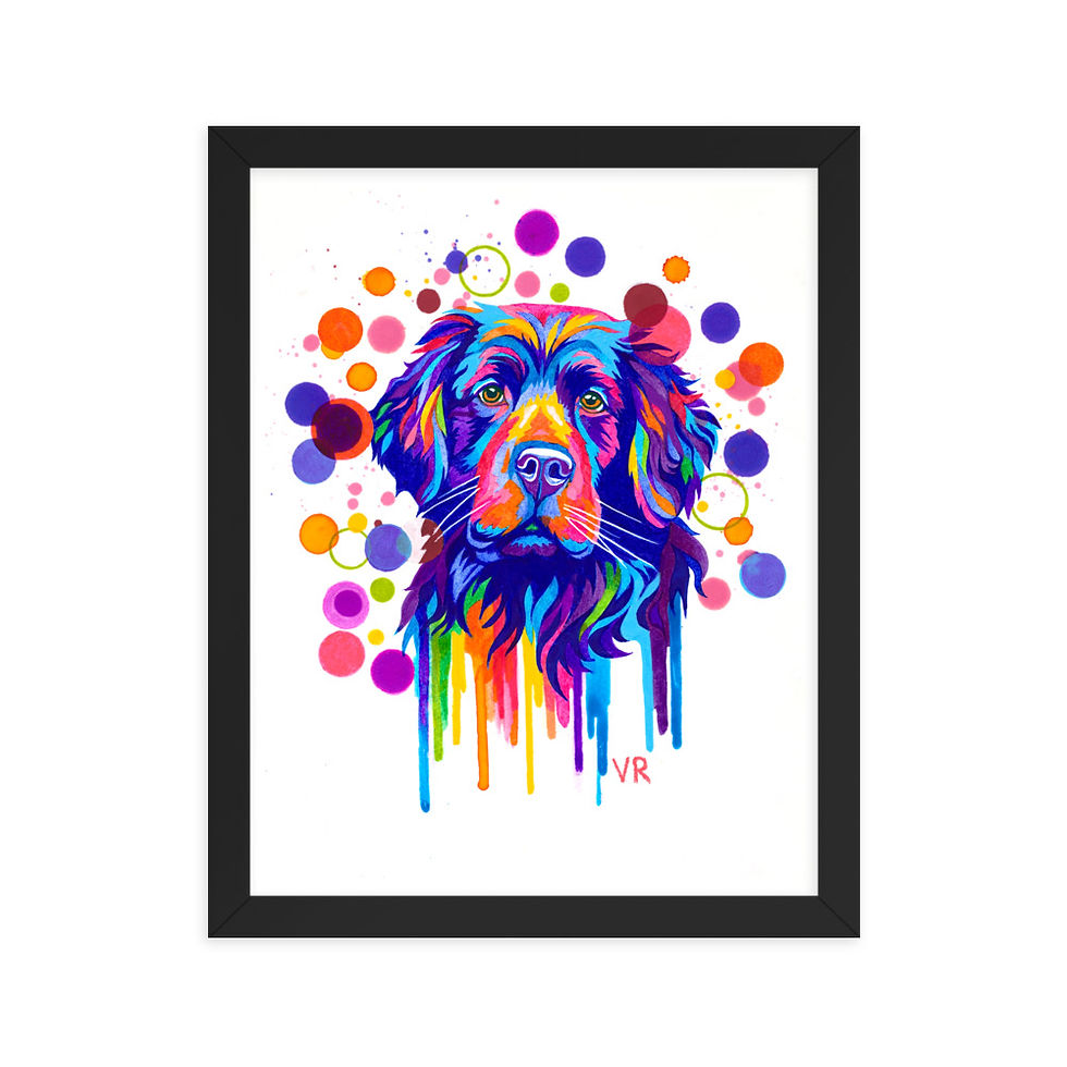 Thumbnail: Bernese Mountain Dog | Framed poster