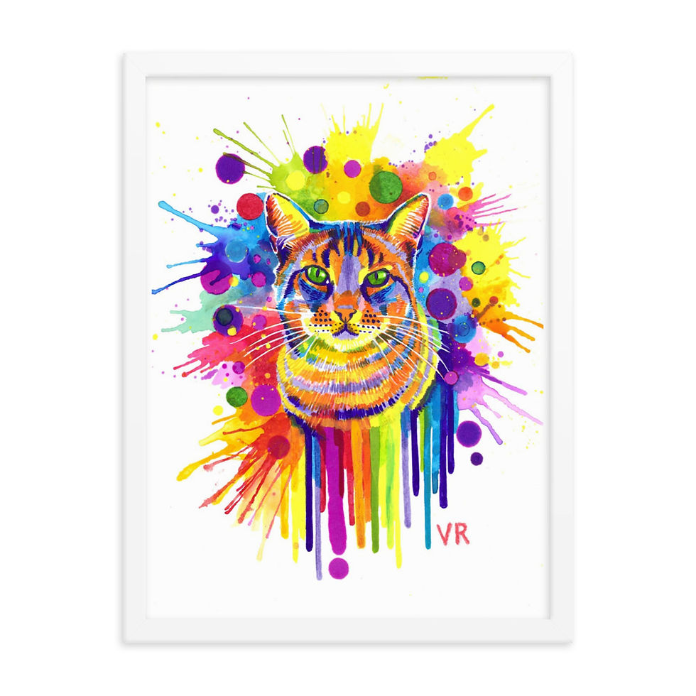 Thumbnail: Tabby Cat | Framed poster