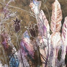 A painting of plants