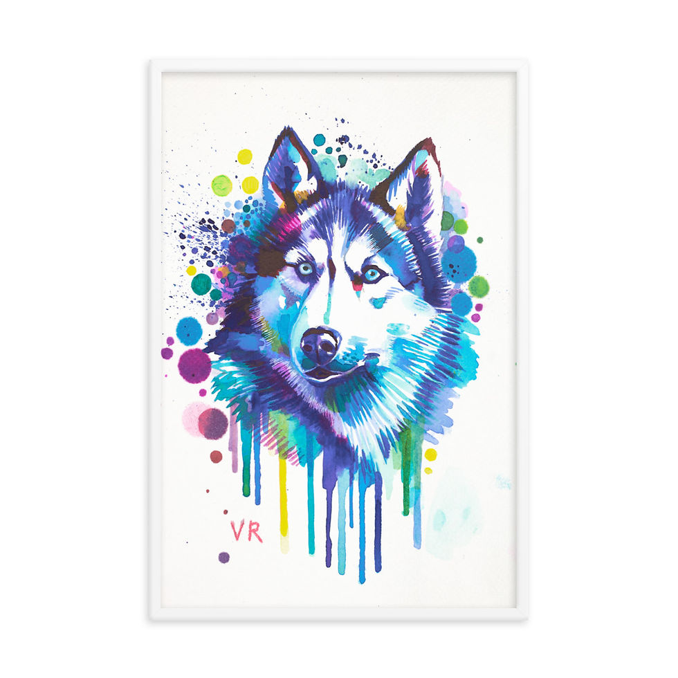 Thumbnail: Husky | Framed Print