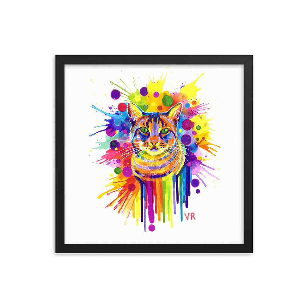 Thumbnail: Tabby Cat | Framed poster