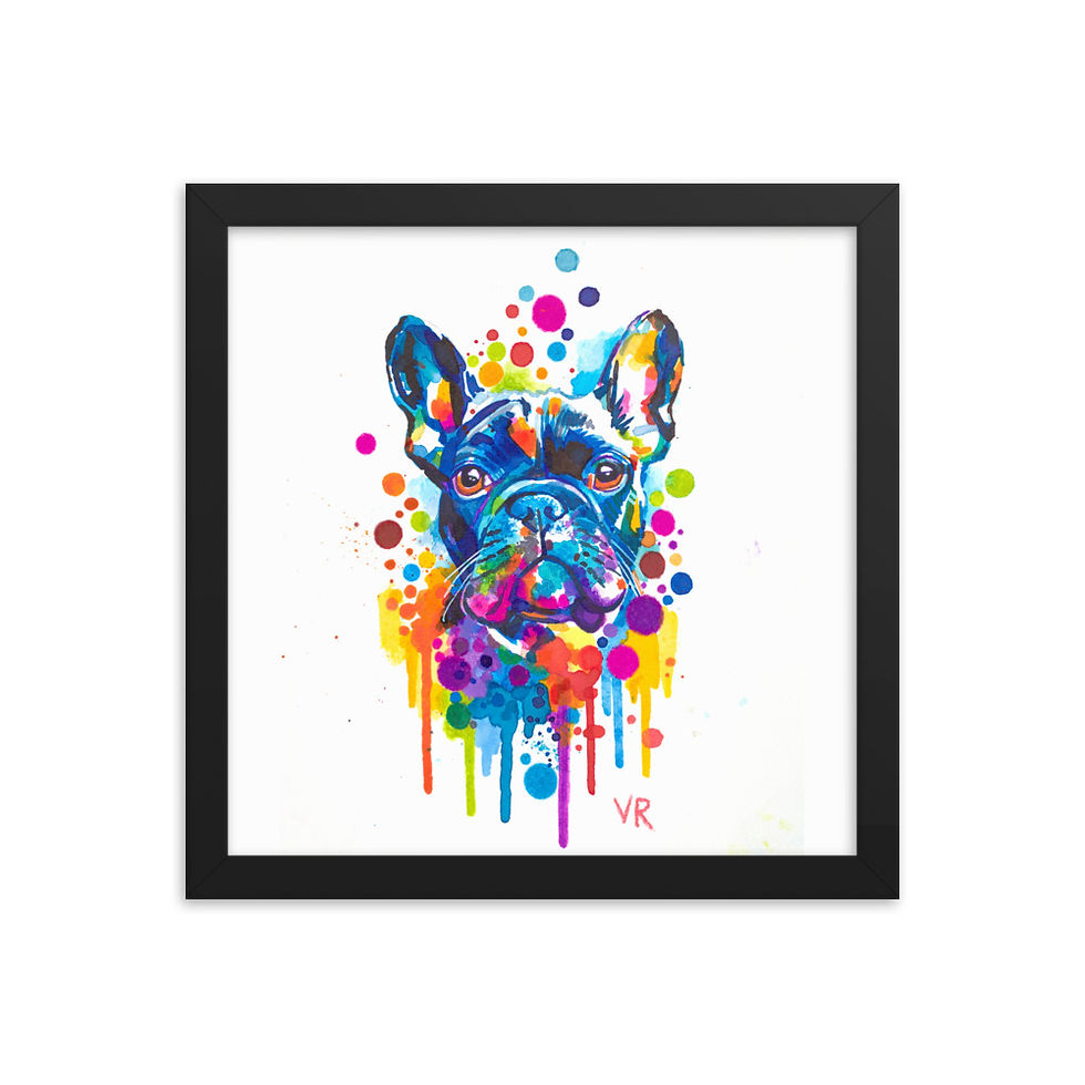 Thumbnail: French Bulldog | Framed Print