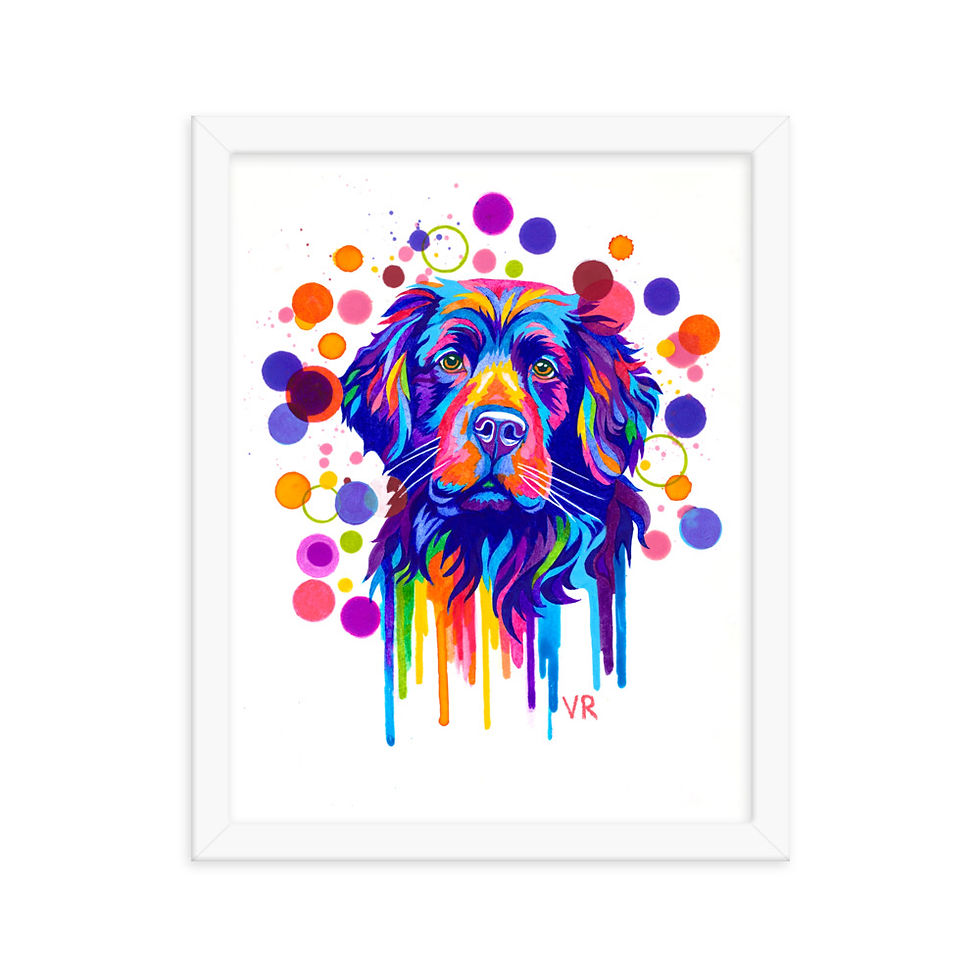 Thumbnail: Bernese Mountain Dog | Framed poster