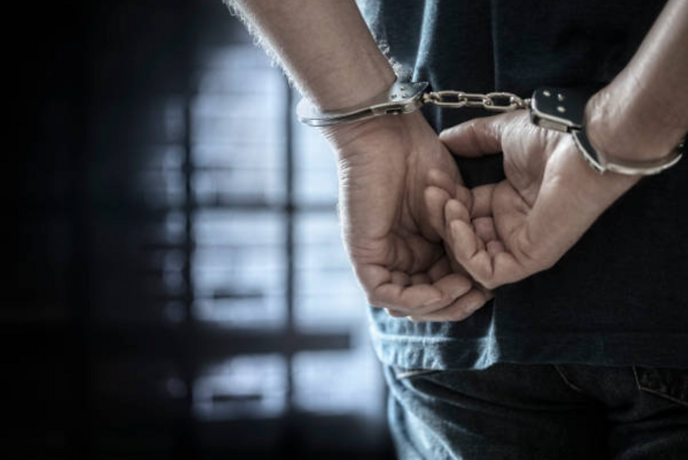 Arrested for breaking the law!