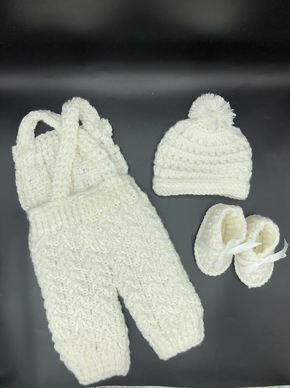 Thumbnail: Crochet white set for boys