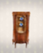 Tufted Glass Vitrine