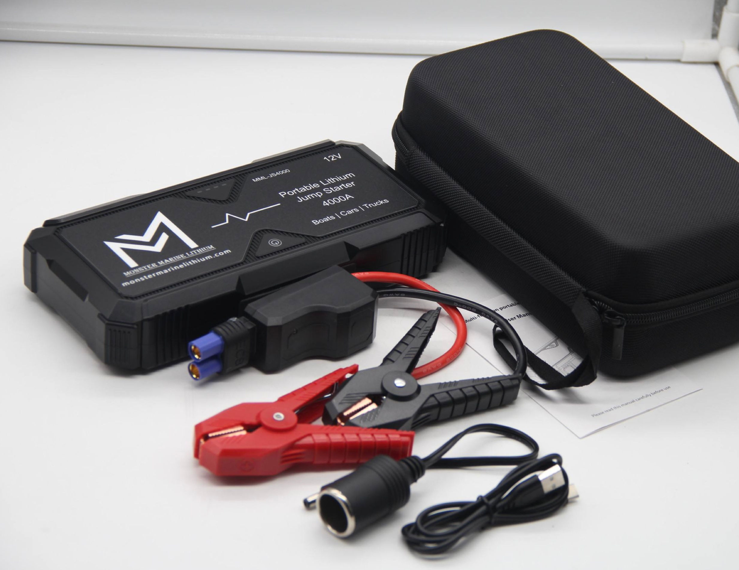 Portable Lithium Jump Starter 4000A
