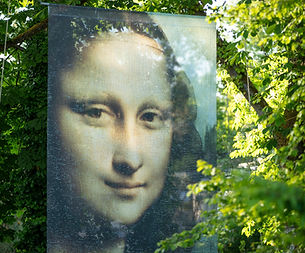 17 - La Joconde © Château du Clos Lucé - Parc Leonardo da Vinci, Amboise. Photo Eric Sande