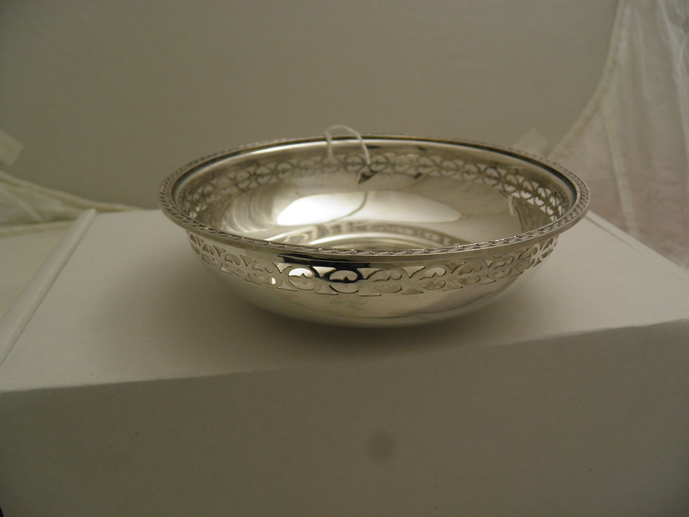 Thumbnail: Silver pierced bowl