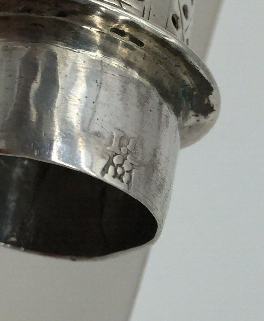 Thumbnail: Early Georgian silver pepper pot 1738