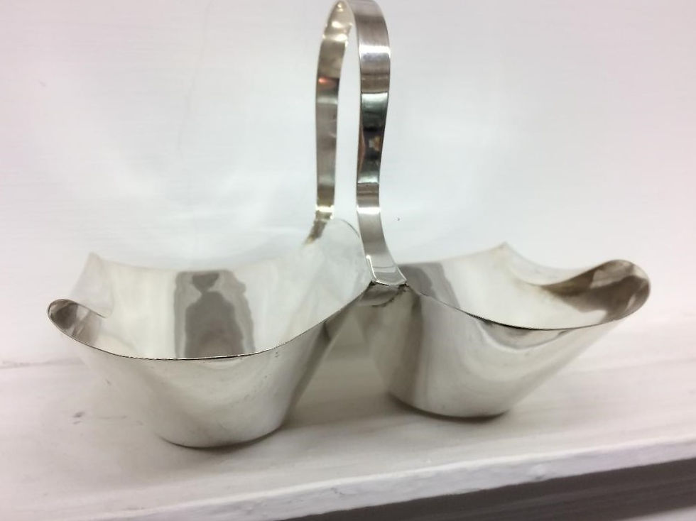 Thumbnail: Christopher Dresser Designed silver bowl 1883