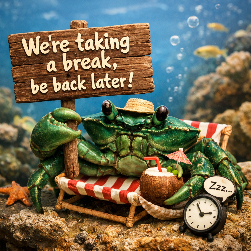 Vossen Aquatics is on break!